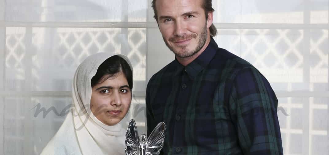 David Beckham premia a Malala