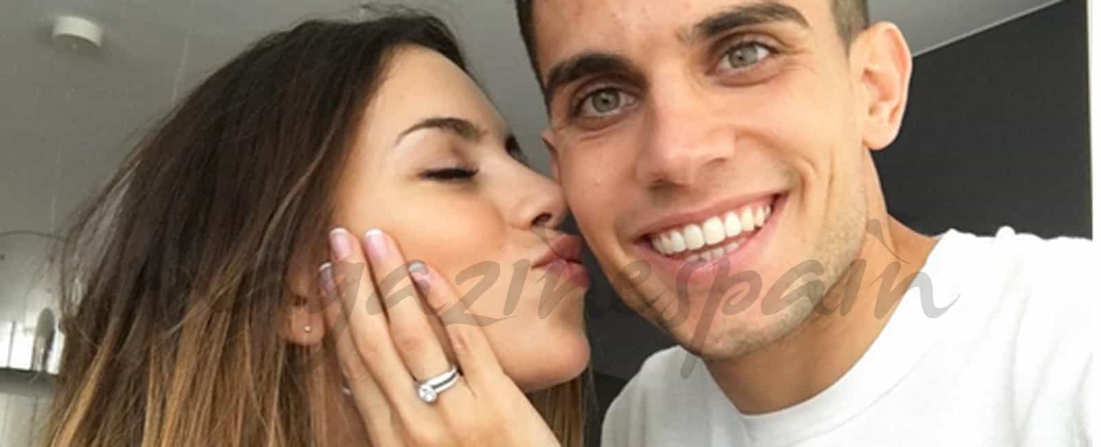 Melissa Jiménez y Marc Bartra ¡se casan!