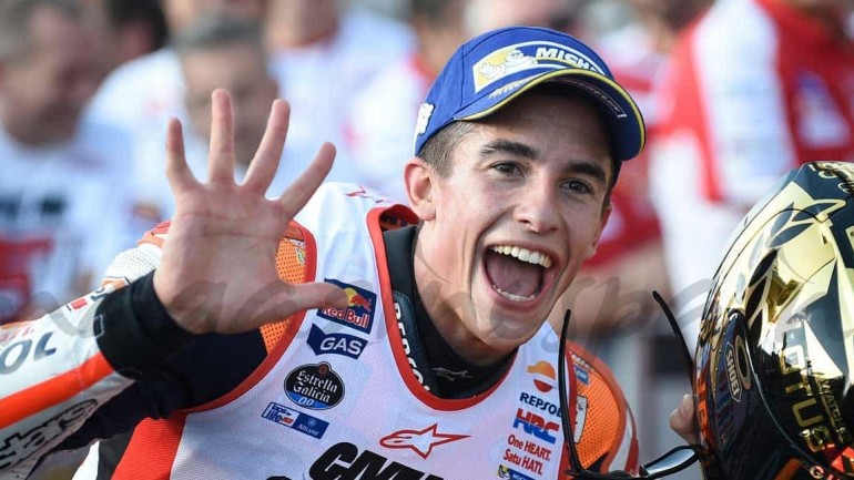 Marc Márquez consigue su quinto título de Campeón del Mundo en el GP de Japón