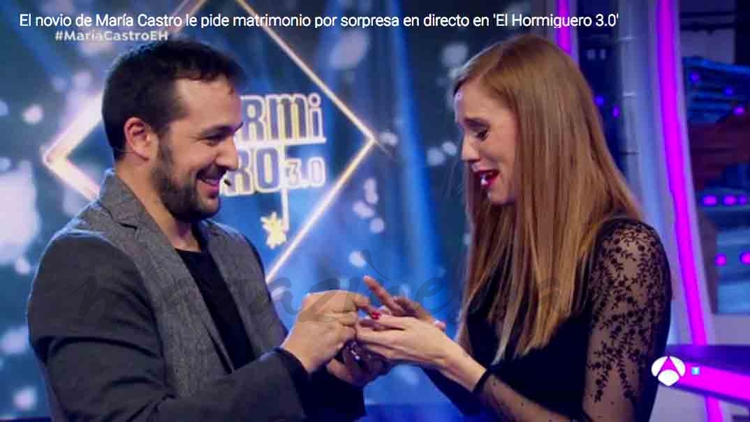 maria castro peticion de mano en el hormiguero