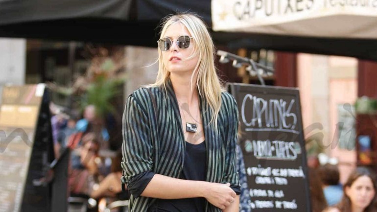 Maria Sharapova vacaciones en Barcelona