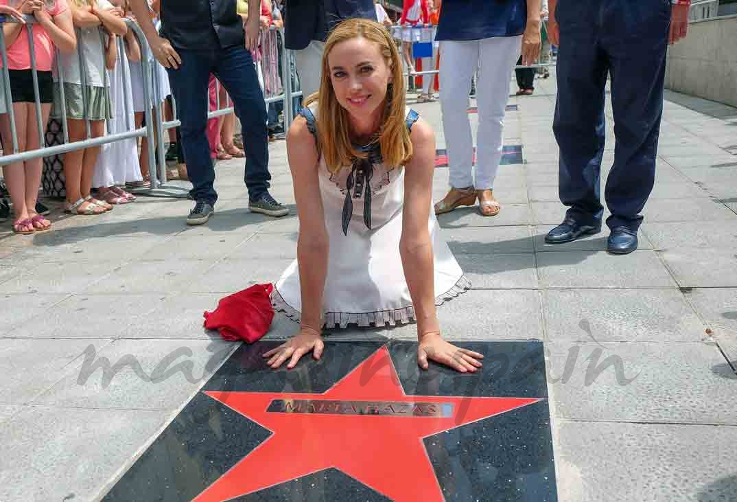 marta hazas ya tiene su estrella de la fama