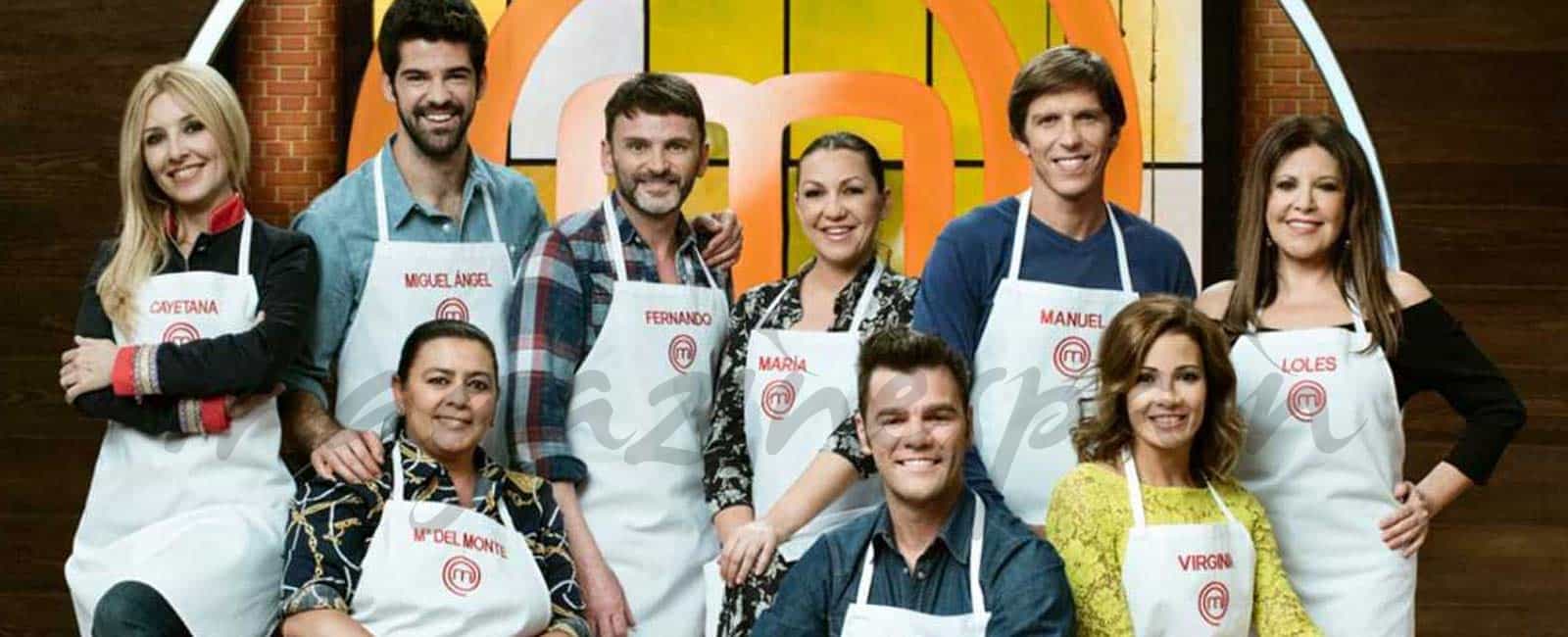 Diez famosos en los fogones de MasterChef Celebrity