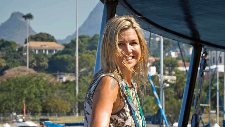 Máxima de Holanda, en los Juegos de Río, con su familia