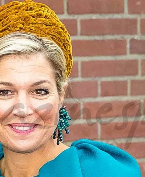 Máxima de Holanda, de nuevo apuesta por la moda del turbante