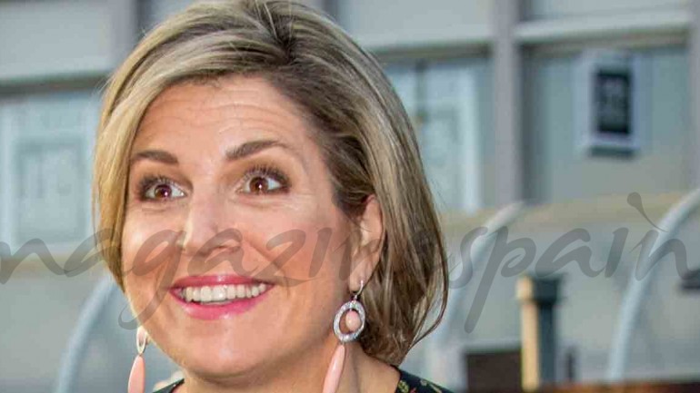 El look primaveral de la reina Máxima de Holanda