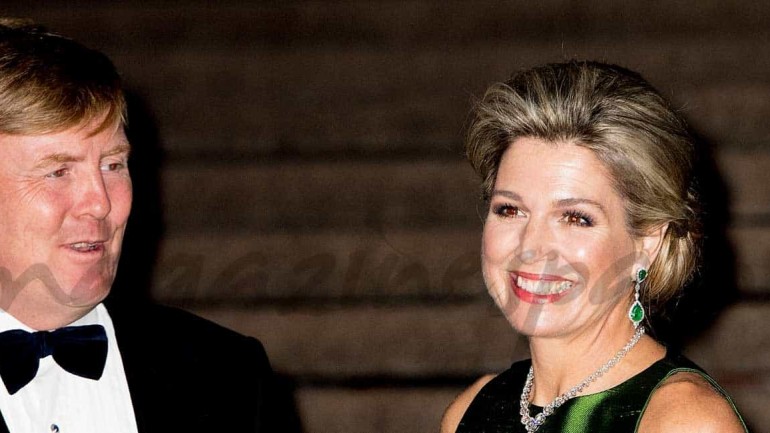 Máxima y Guillermo de Holanda, una noche en la ópera