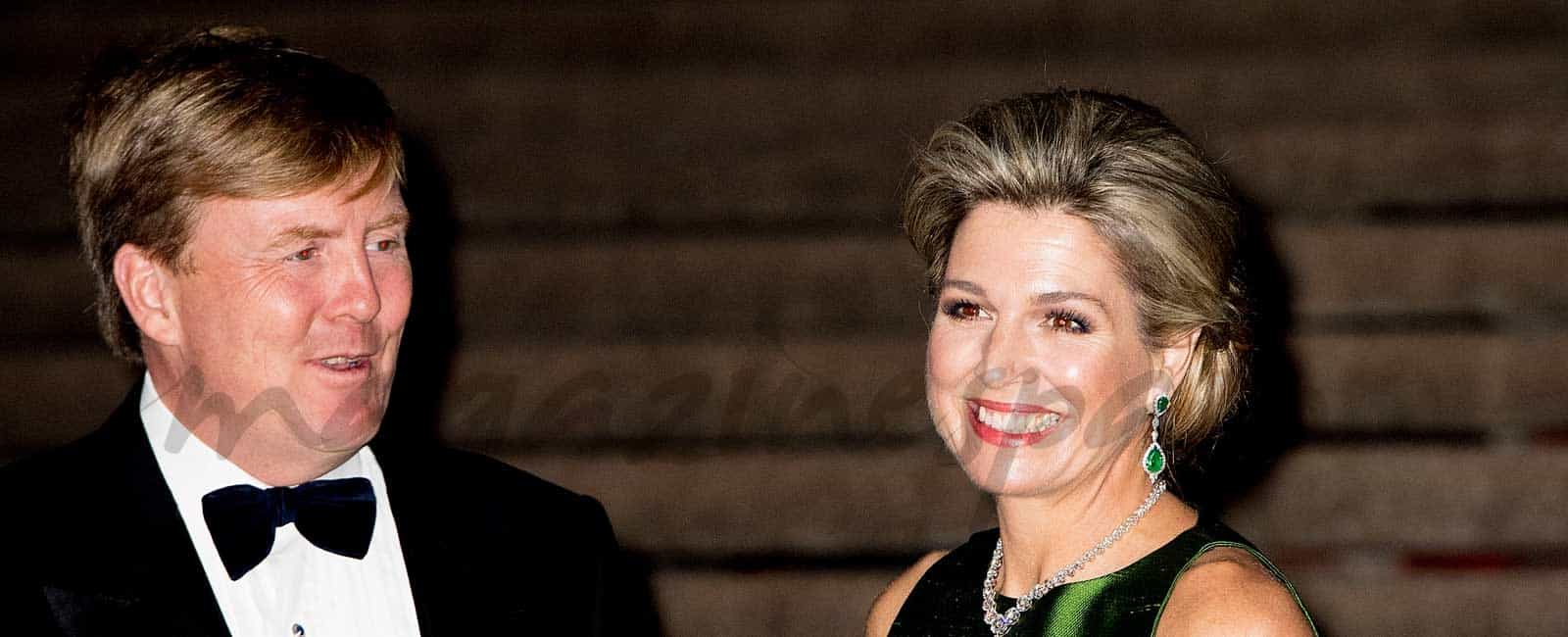 Máxima y Guillermo de Holanda, una noche en la ópera