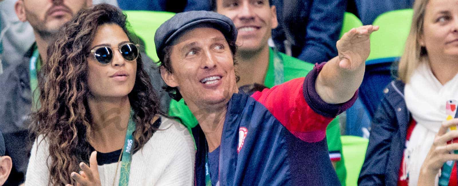 Matthew McConaughey revoluciona las gradas de Río