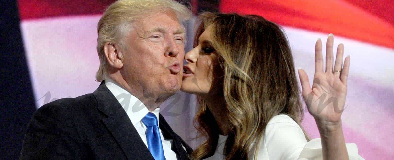 La esposa de Donald Trump, Melania Trump, al desnudo