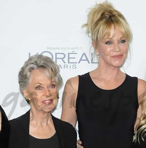 Melanie Griffith presume de familia