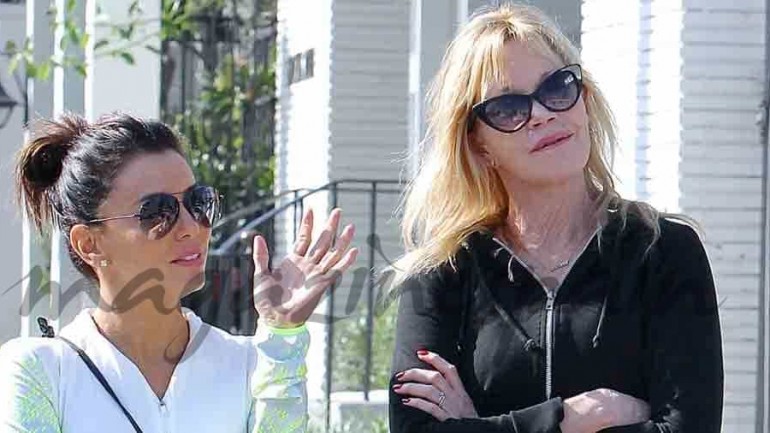 Melanie Griffth y Eva Longoria amigas de “Running”