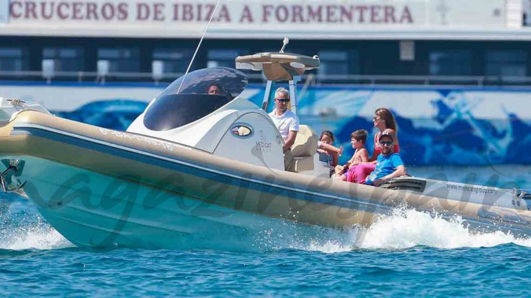 Lionel Messi y Cesc Fábregas vacaciones en familia en Formentera