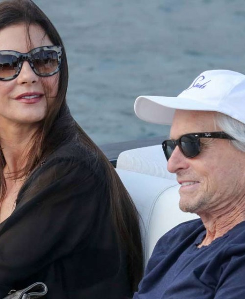 Michael Douglas y Catherine Zeta Jones, vacaciones en la Costa Azul