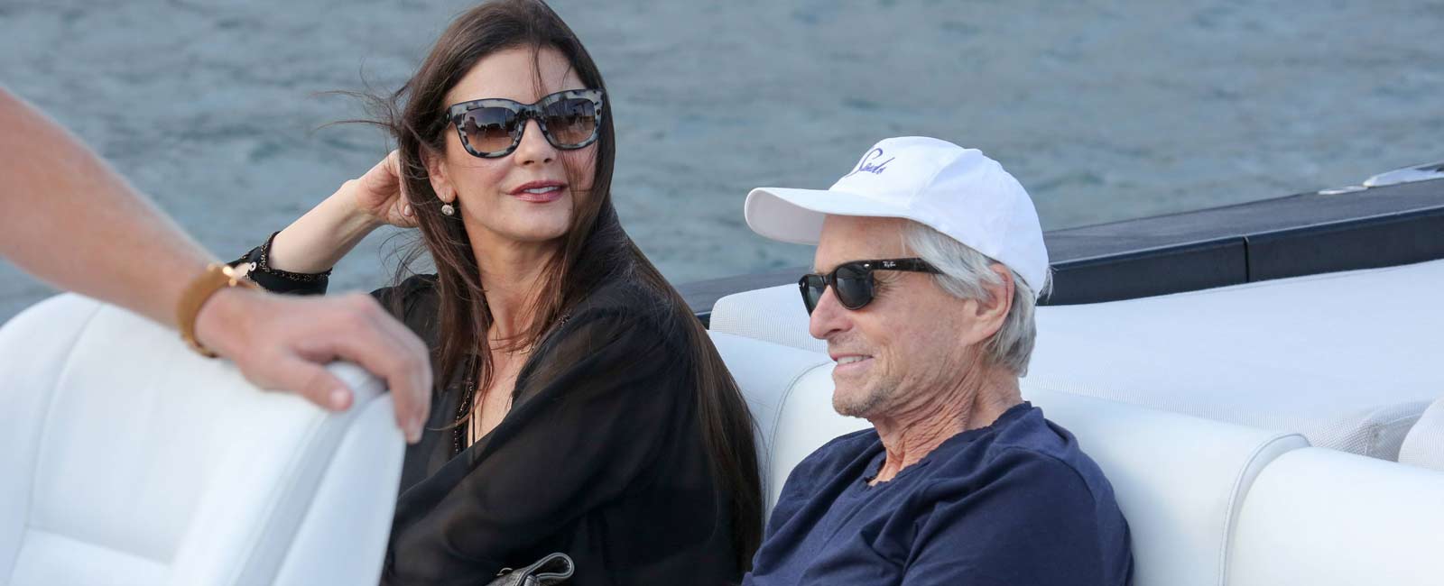 Michael Douglas y Catherine Zeta Jones, vacaciones en la Costa Azul
