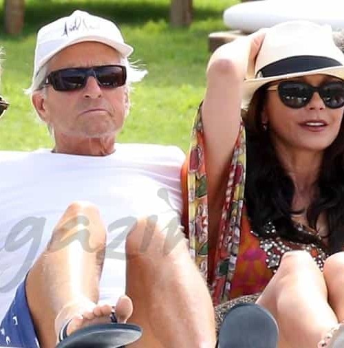 Michael Douglas y Catherine Zeta Jones, «segunda luna de miel» en la isla de Cerdeña