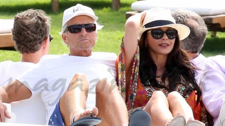 Michael Douglas y Catherine Zeta Jones, «segunda luna de miel» en la isla de Cerdeña