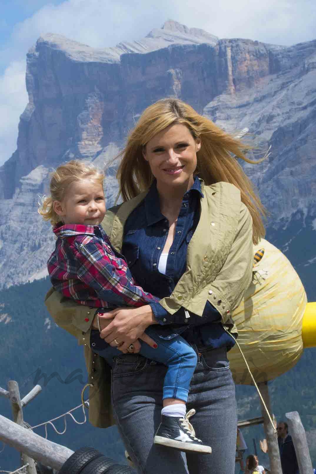 michelle hunziker vacaciones con su familia