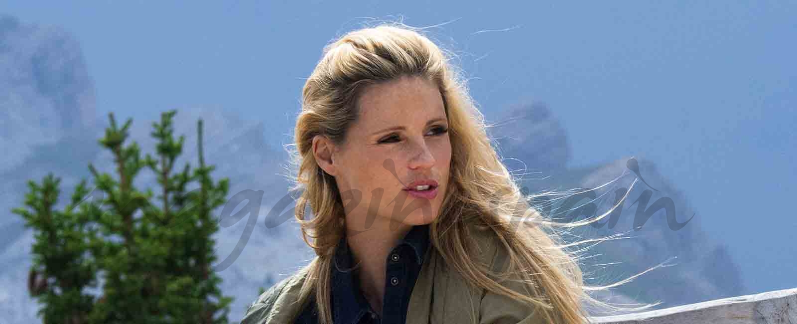 michelle hunziker vacaciones en la montaña