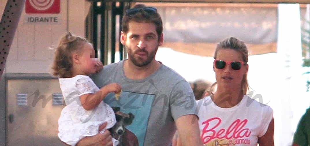 Michelle Hunziker y Tomaso Trussardi, vacaciones en la Toscana