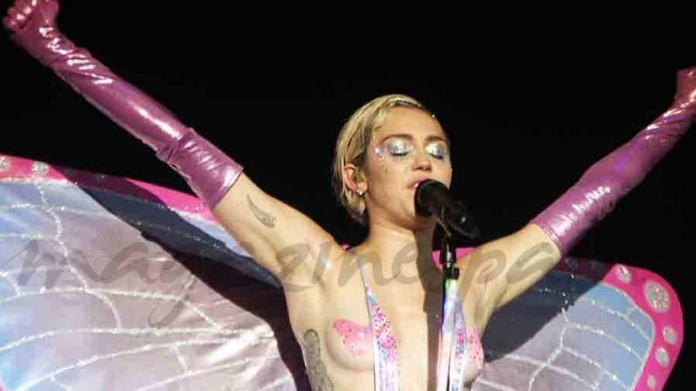Miley Cyrus mariposa salvaje