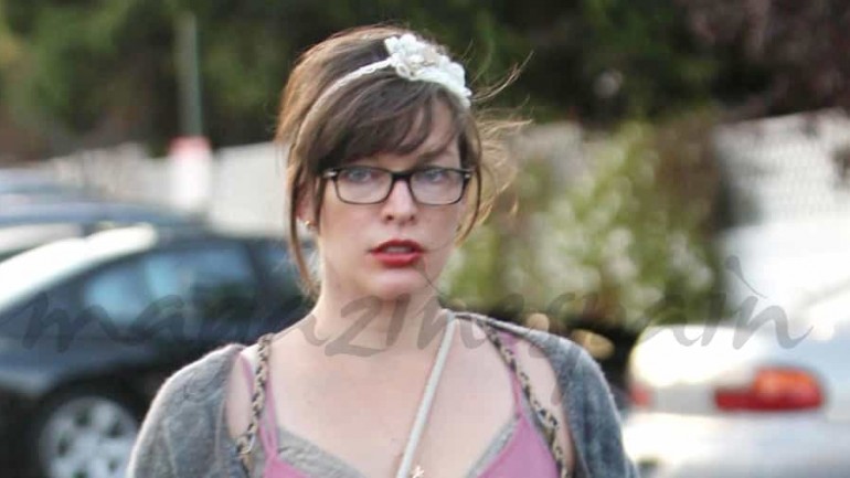 Milla Jovovich irreconocible