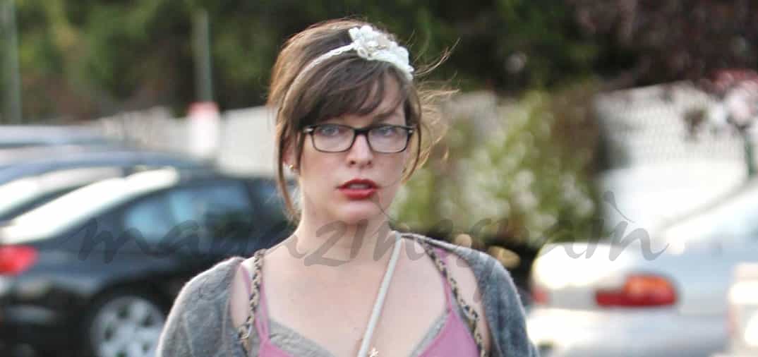 Milla Jovovich irreconocible