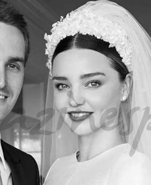 El espectacular vestido de novia de Miranda Kerr