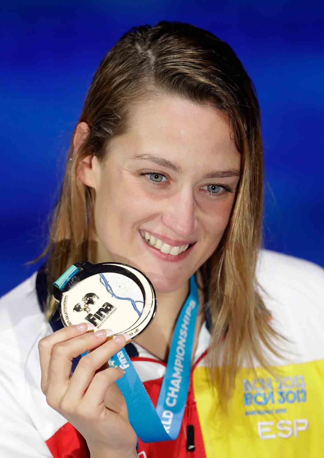 mireia belmonte oro en 200 mariposa