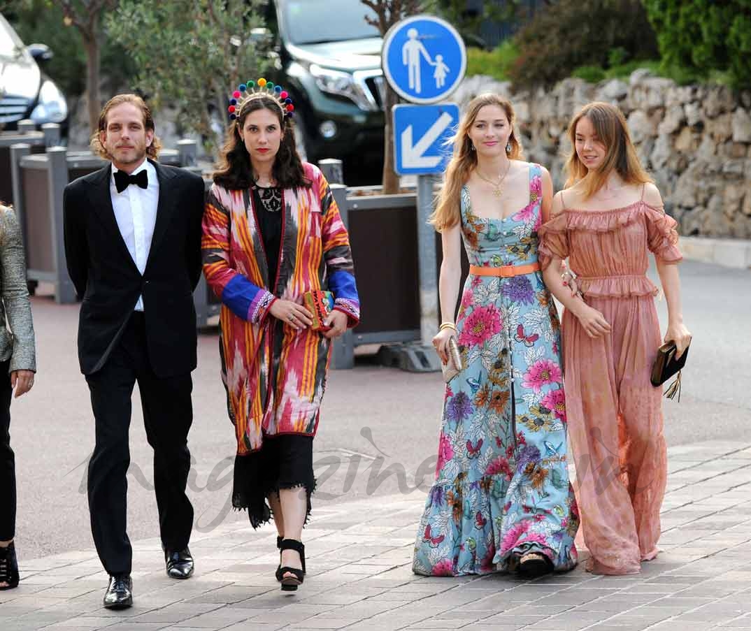 Andrea Casiraghi, Tatiana Santo Domingo, Beatrice Borromeo y Alexandra de Hannover