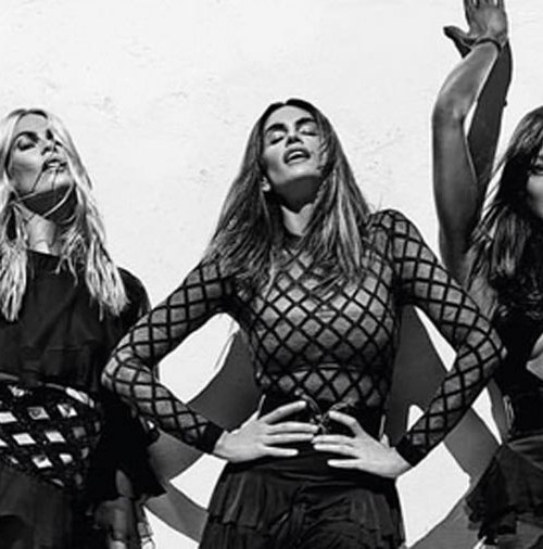 Balmain, elige a Cindy, Naomi y Claudia, para su próxima colección