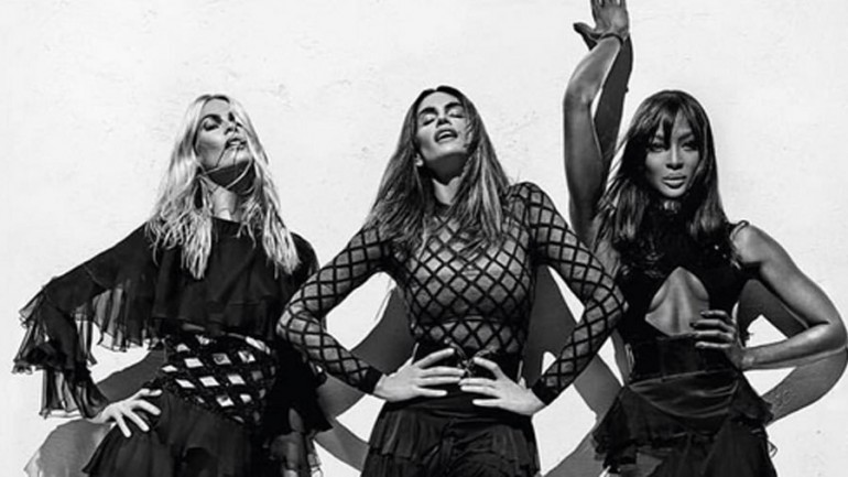 Balmain, elige a Cindy, Naomi y Claudia, para su próxima colección