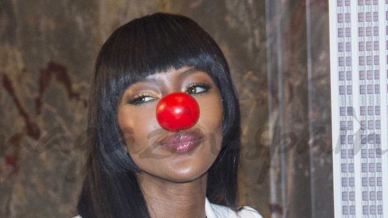 Naomi Campbell muestra su imagen más cómica
