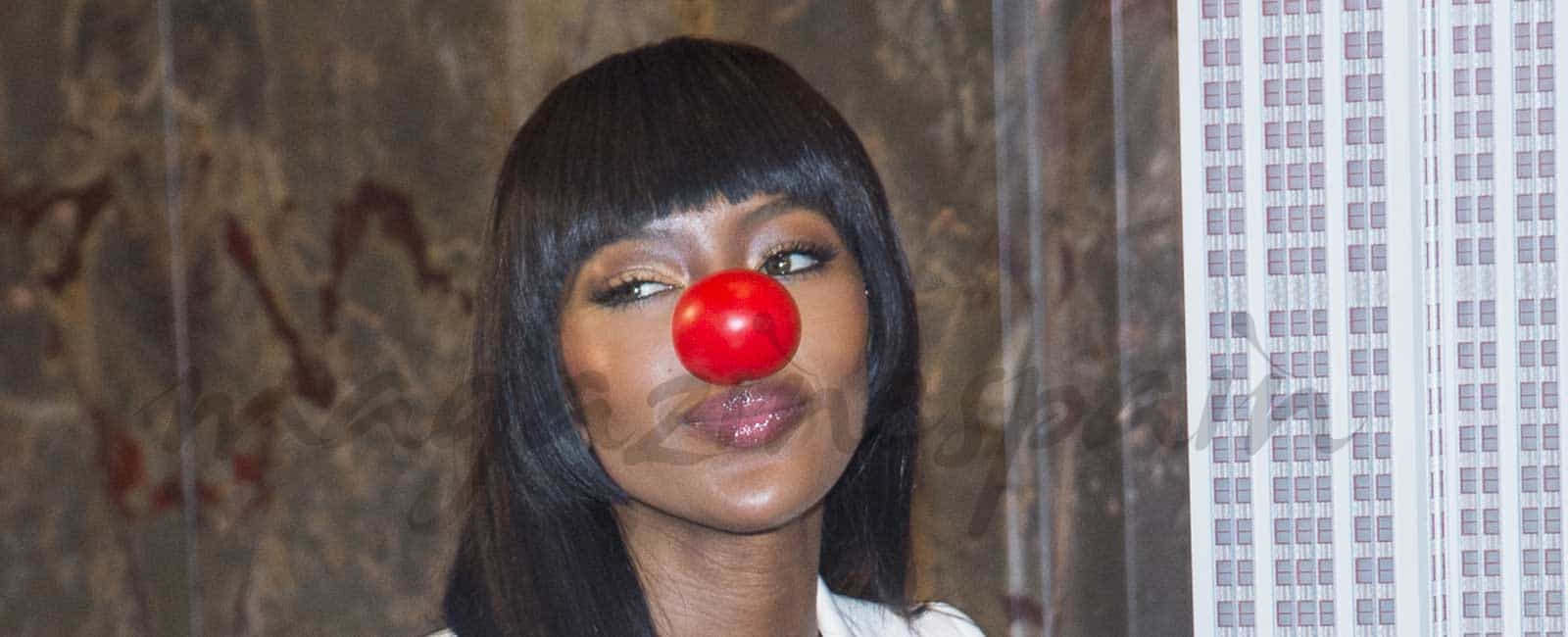 Naomi Campbell muestra su imagen más cómica