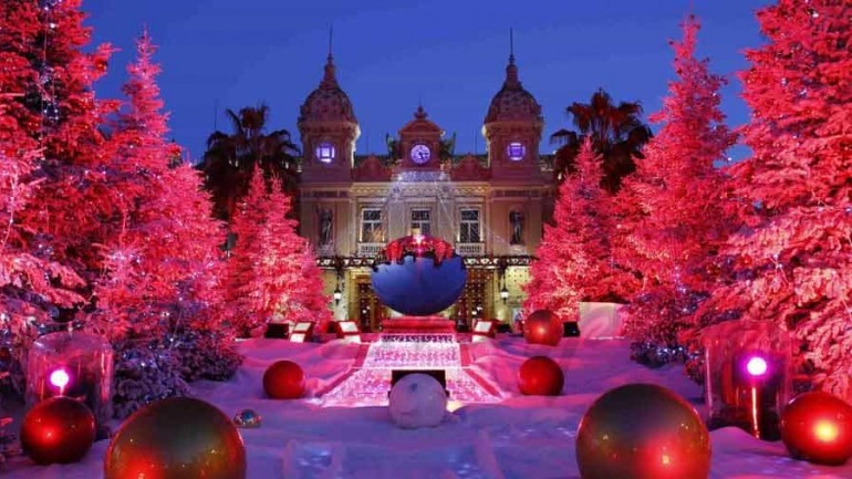 El Palacio de Mónaco enciende sus luces de Navidad