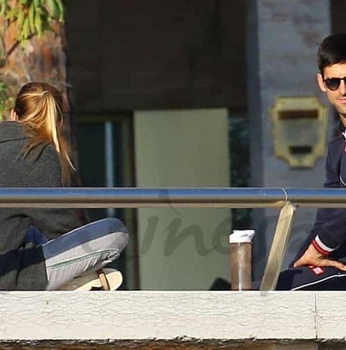 Novak Djokovic y Jelena Ristic, vacaciones de invierno