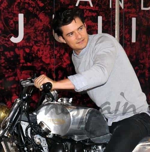 Orlando Bloom, el nuevo “Romeo” sobre dos ruedas…