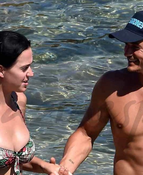 Orlando Bloom y Katy Perry vacaciones vintage