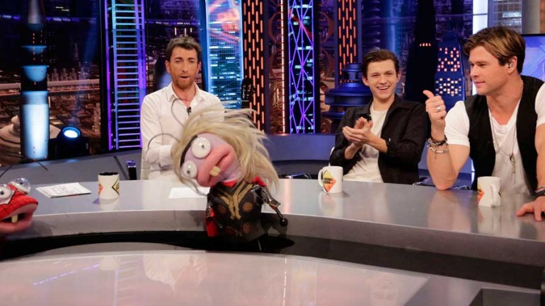 Chris Hemsworth vive en directo un incendio, en «El Hormiguero»