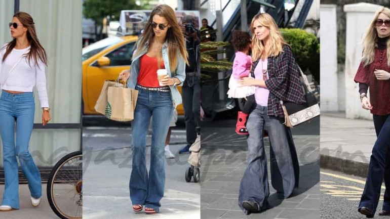 Alessandra Ambrosio se une a la moda del pantalón campana