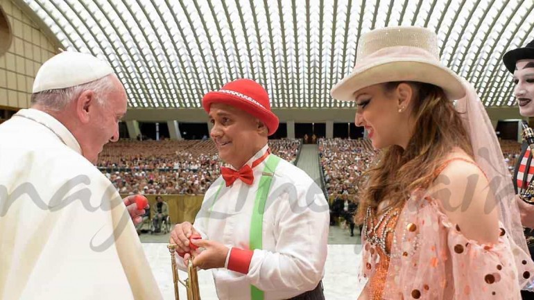 Susto del Papa Francisco