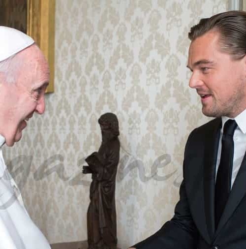 El Papa recibió a Leonardo DiCaprio en el Vaticano