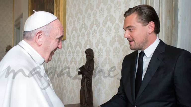 El Papa recibió a Leonardo DiCaprio en el Vaticano