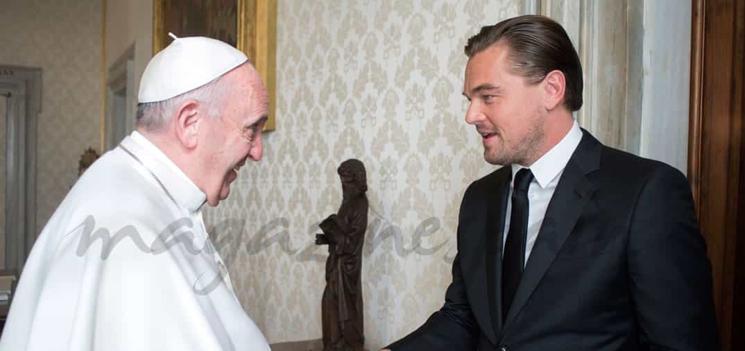 El Papa recibió a Leonardo DiCaprio en el Vaticano