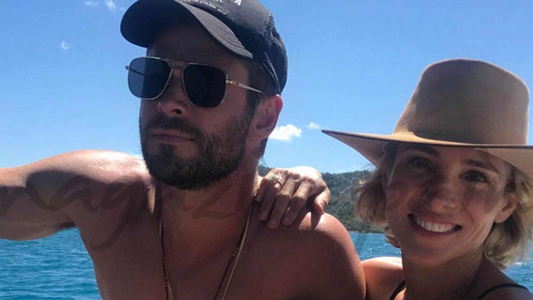 Elsa Pataky y Chris Hemsworth, vacaciones en… ¡la isla de los cerditos!