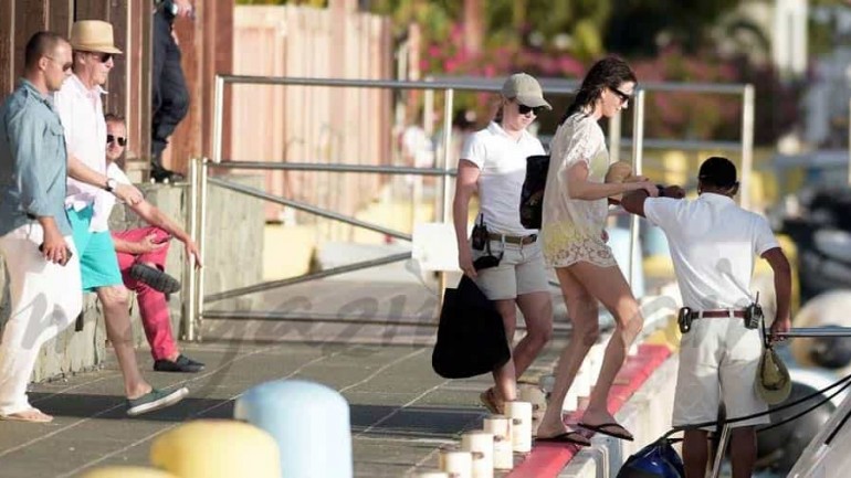 Paul McCartney y su esposa Nancy, vacaciones en el Caribe