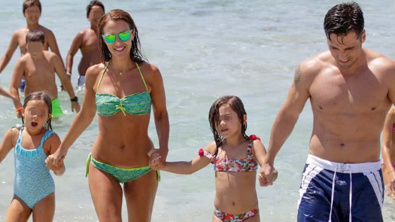 David Bustamante y Paula Echevarría, vacaciones en familia