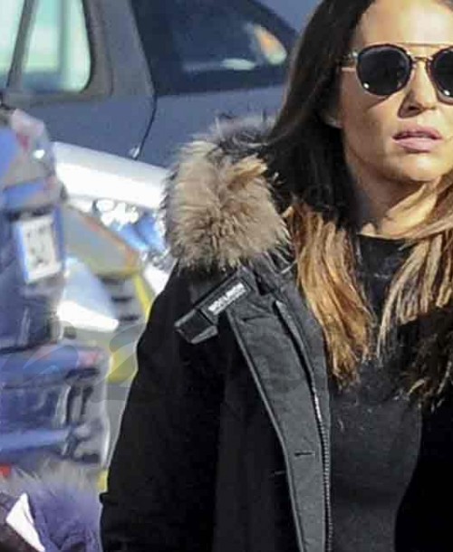 Paula Echevarría finaliza el rodaje de «Ola de crimenes» y se divierte con su hija