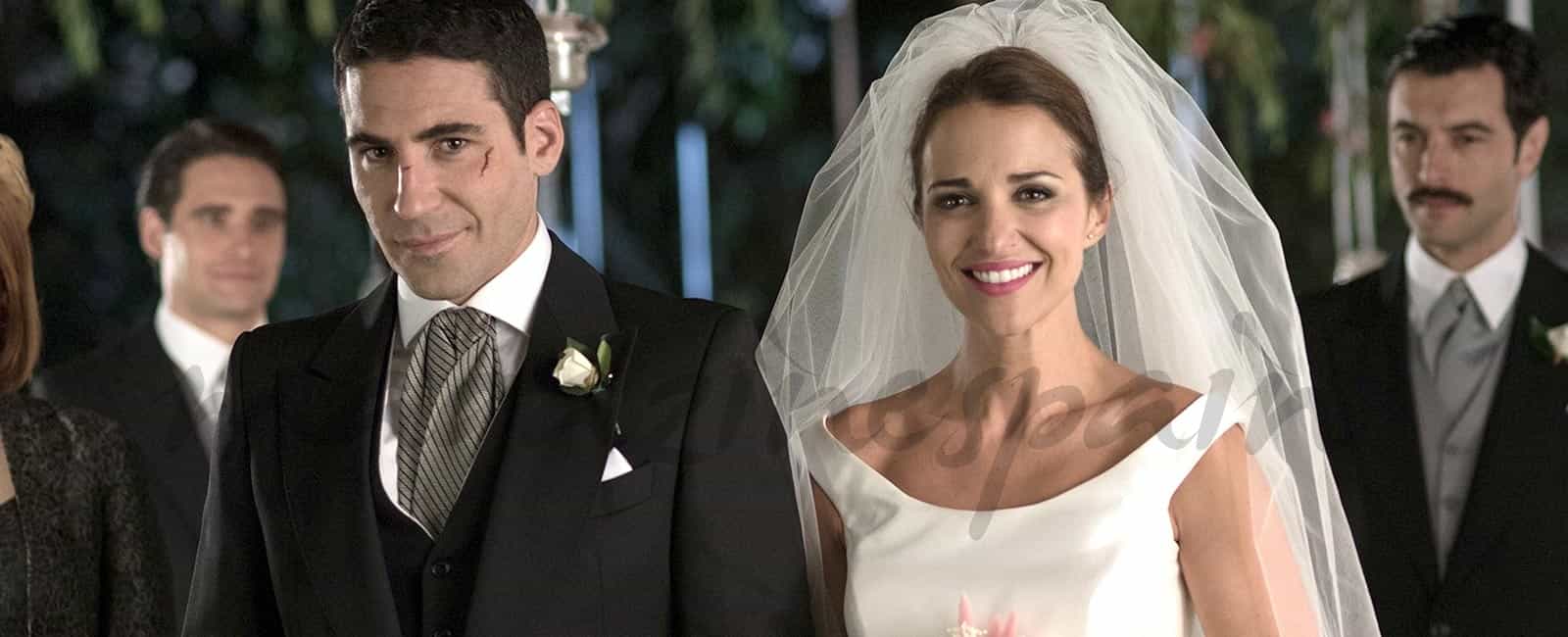 Los vestidos de novia de Ana (Paula Echevarría) para dar el sí quiero a Alberto (Miguel Ángel Silvestre)