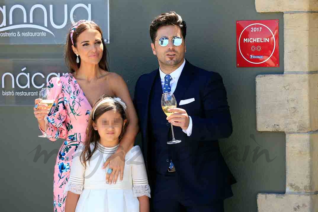 paula echevarria y david bustamante con su hija daniela